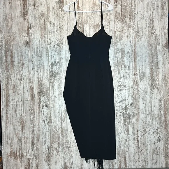 David KomaSleeveless Fringe Hem Dress NWT Size US 4 UK8